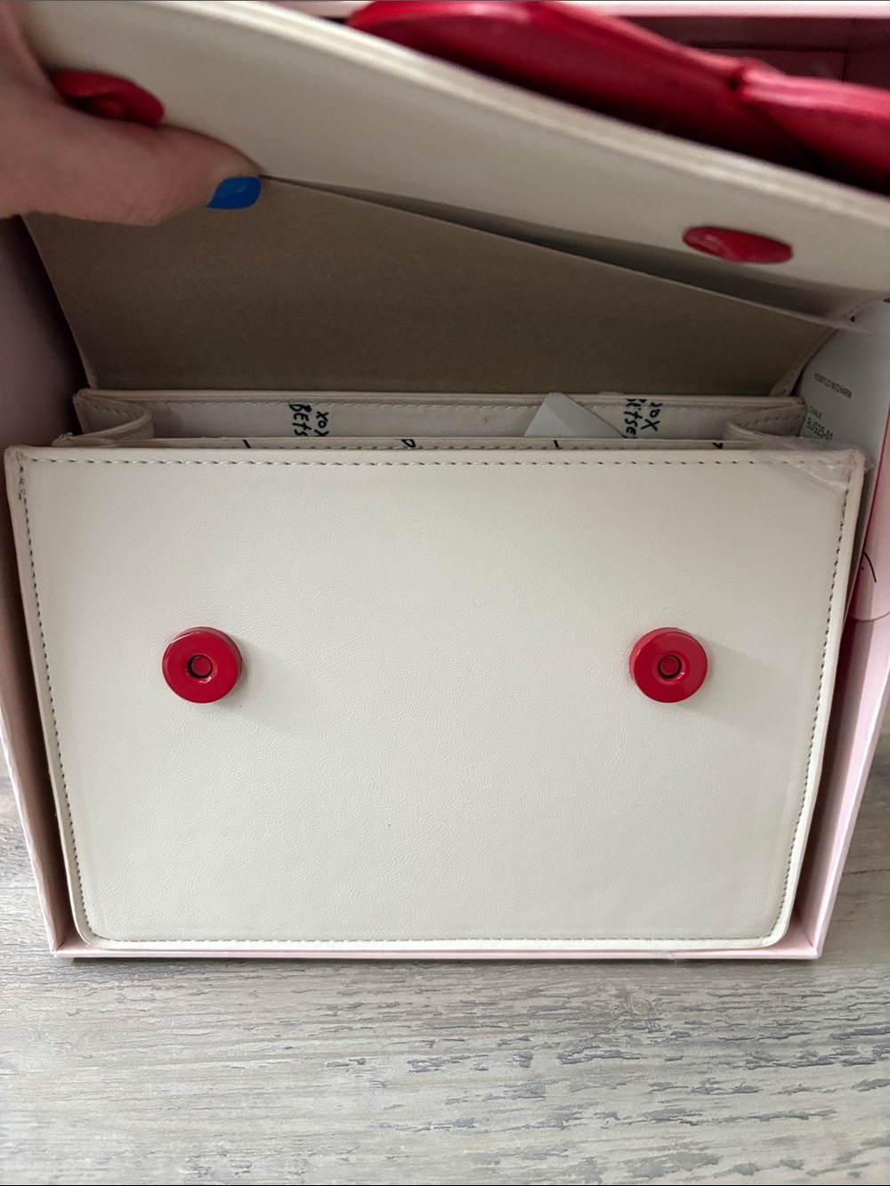 Betsey Johnson Bag with Cherry Accents and Charm - Picture 2 of 3